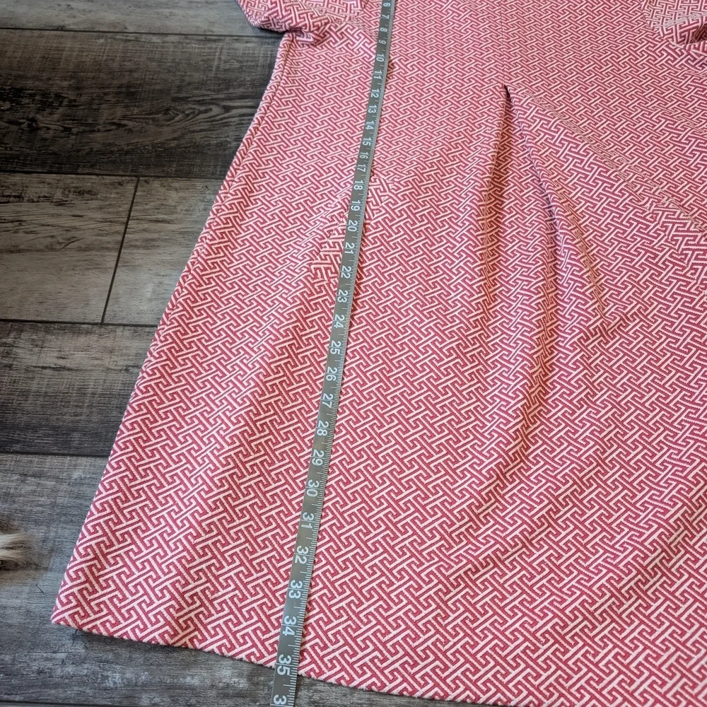Tyler Boe Pink and White Geometric Dress - Picture 11 of 11